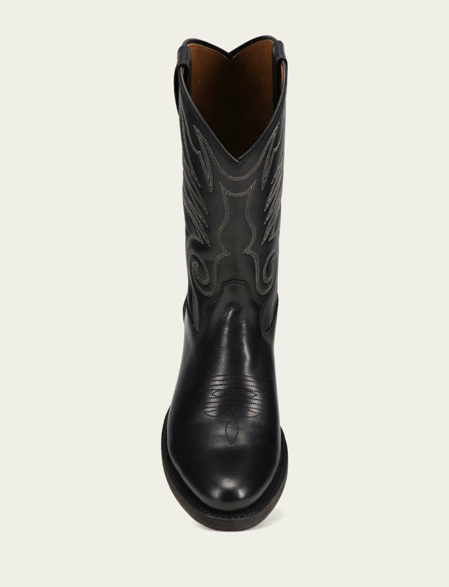 Men's Black Grady Vintage Stitch Western Boots