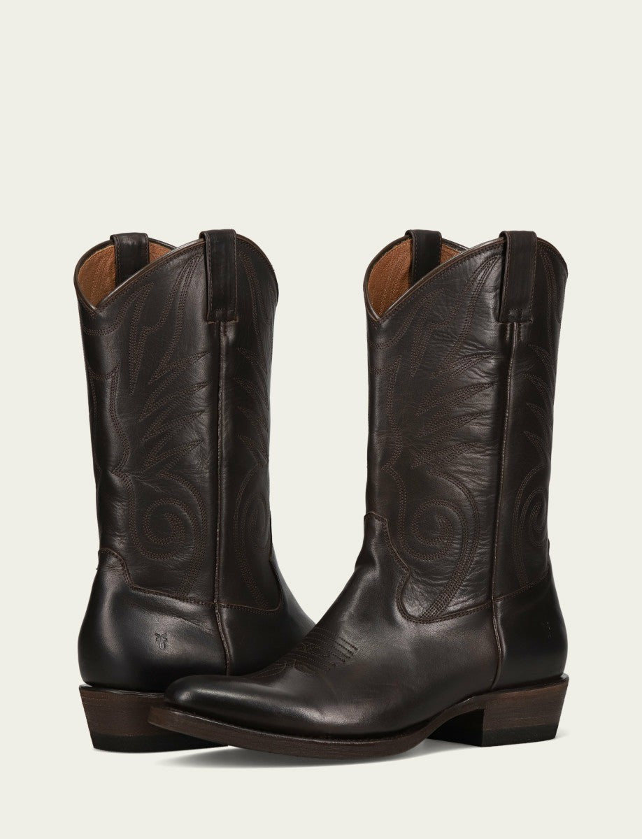 Men's Chocolate Grady Vintage Stitch Western Boots