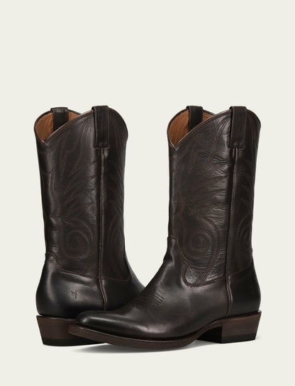 Men's Chocolate Grady Vintage Stitch Western Boots