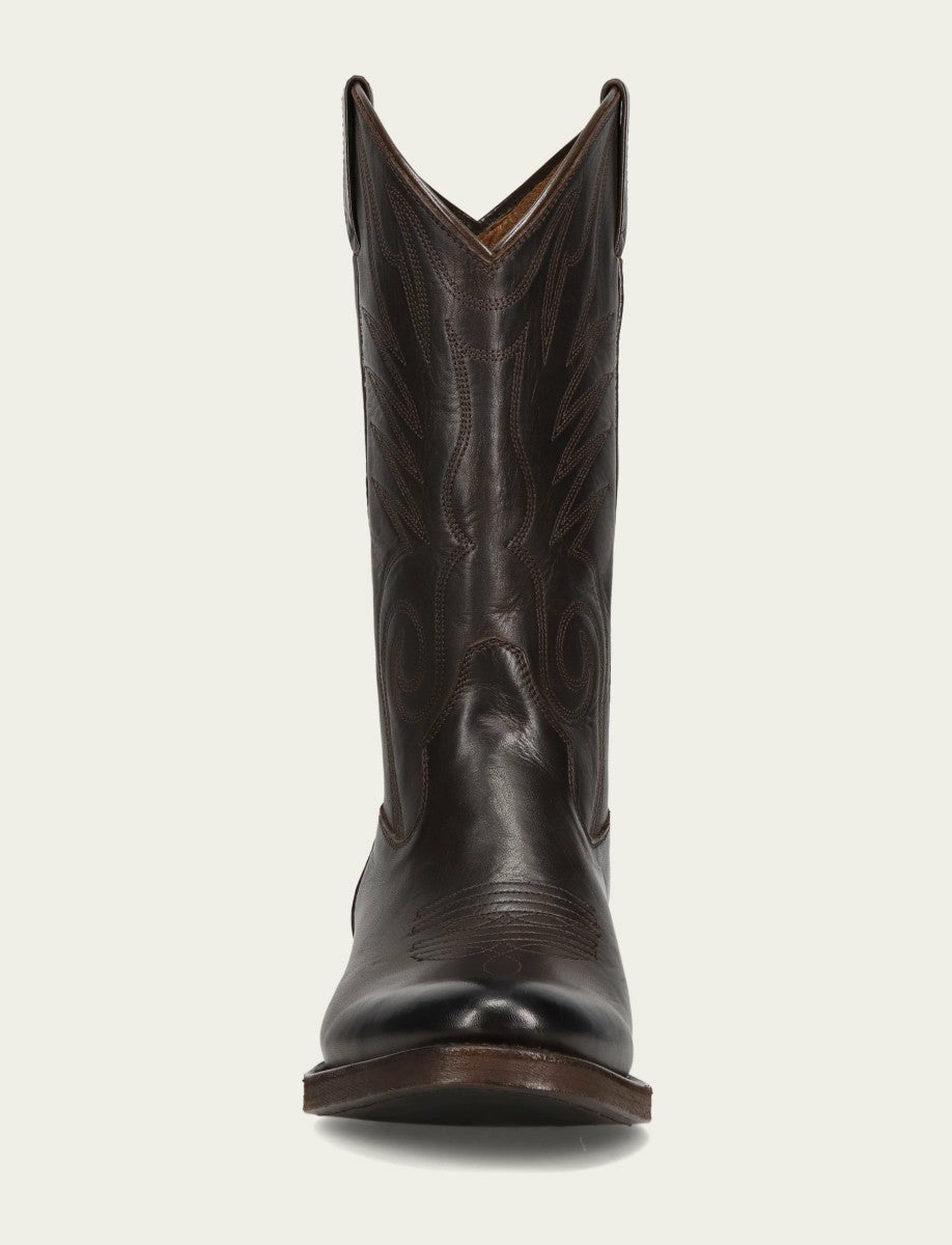 Men's Chocolate Grady Vintage Stitch Western Boots