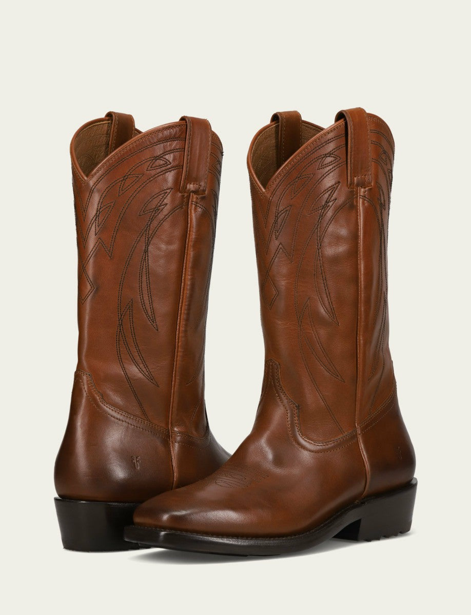 Men's Caramel Nash Deco Stitch Pull On Boots