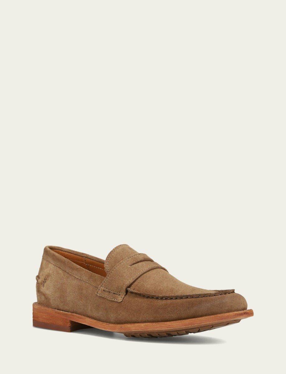 Men’s Mushroom Suede Tyler Flex Penny Casual Leather Shoes