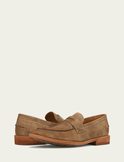 Men’s Mushroom Suede Tyler Flex Penny Casual Leather Shoes