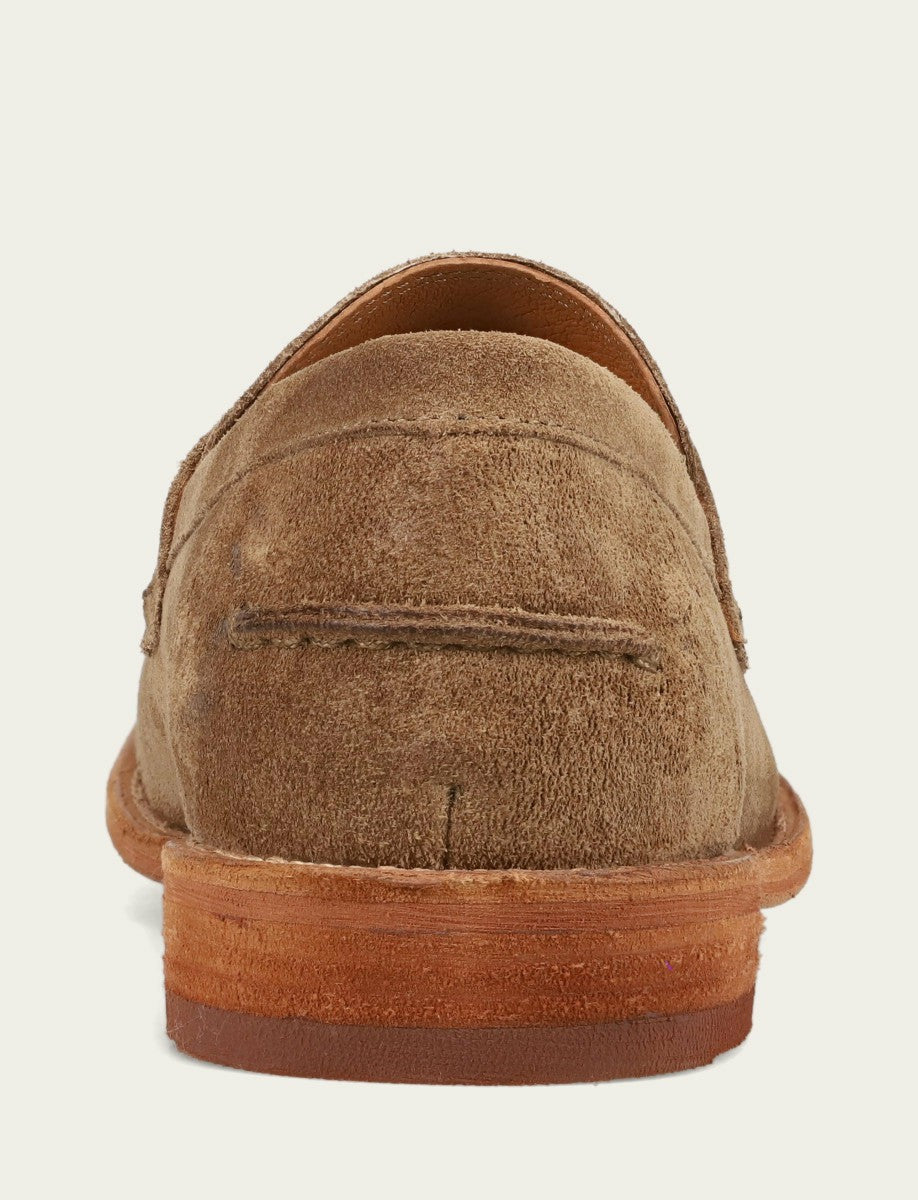 Men’s Mushroom Suede Tyler Flex Penny Casual Leather Shoes