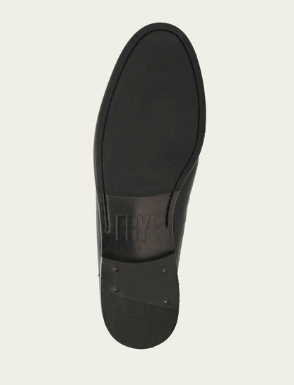 Men’s Black Leather Graham Penny Casual Leather Shoes