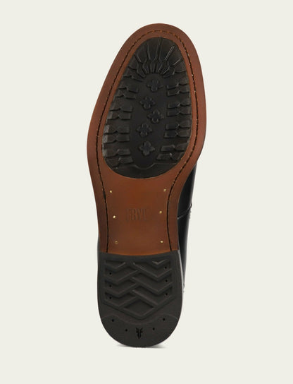 Men’s Black Leather Tyler Flex Penny Casual Leather Shoes