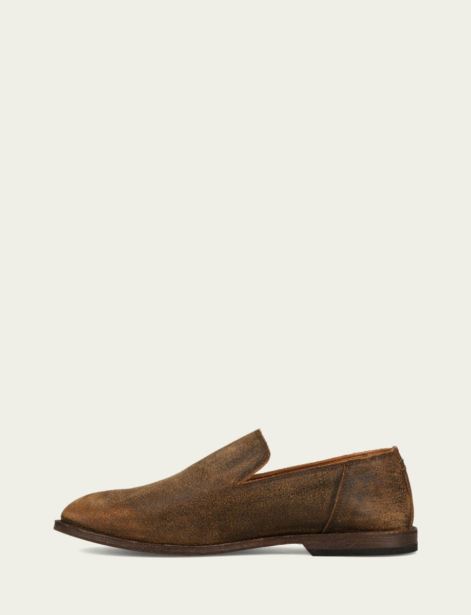 Men’s Chocolate Chris Venetian Leather Loafers