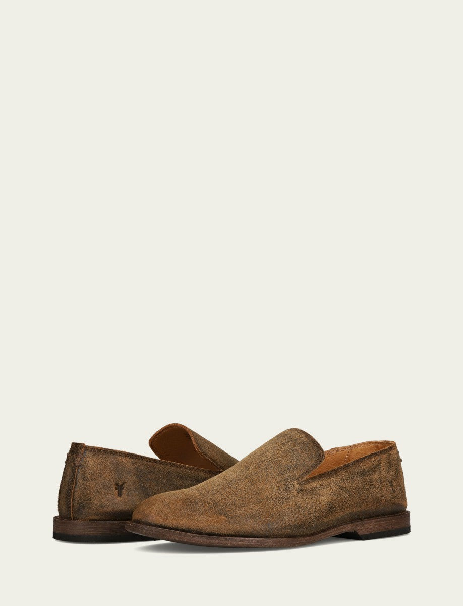 Men’s Chocolate Chris Venetian Leather Loafers