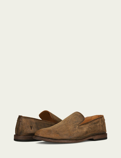 Men’s Chocolate Chris Venetian Leather Loafers