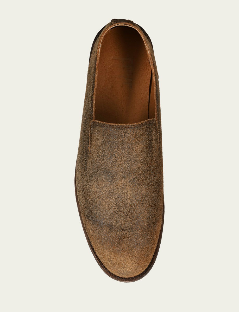 Men’s Chocolate Chris Venetian Leather Loafers