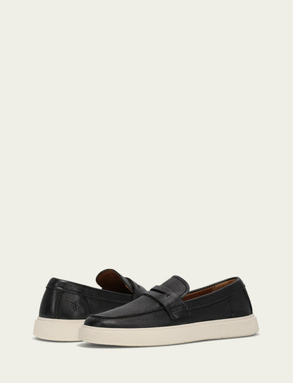 Men’s Black Beau Penny Leather Sneakers