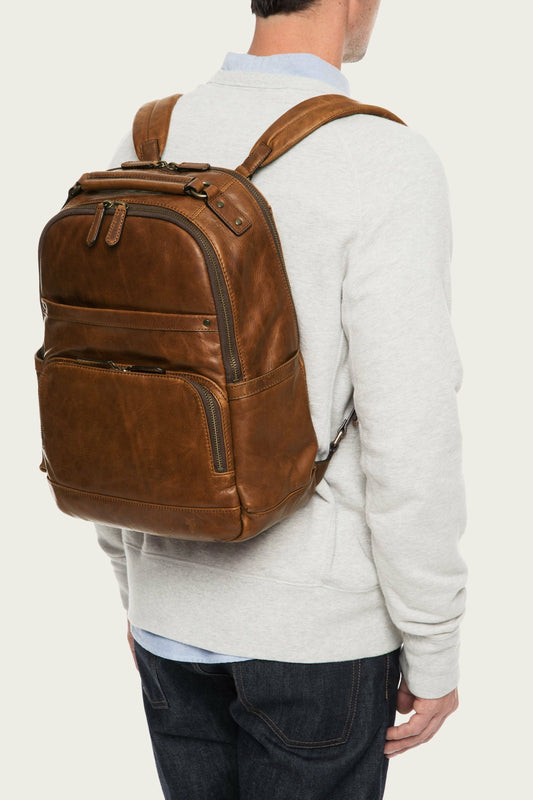 Logan Cognac Backpack