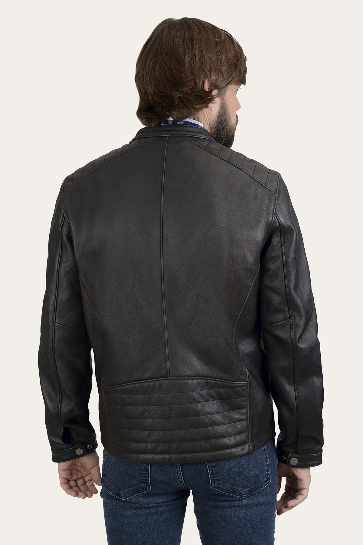 Men's Black Rustler Racer Jacket
