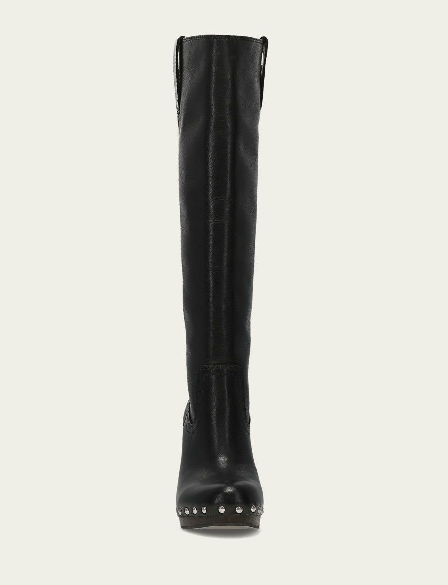Women's Black Cindy Pull On Tall Boot