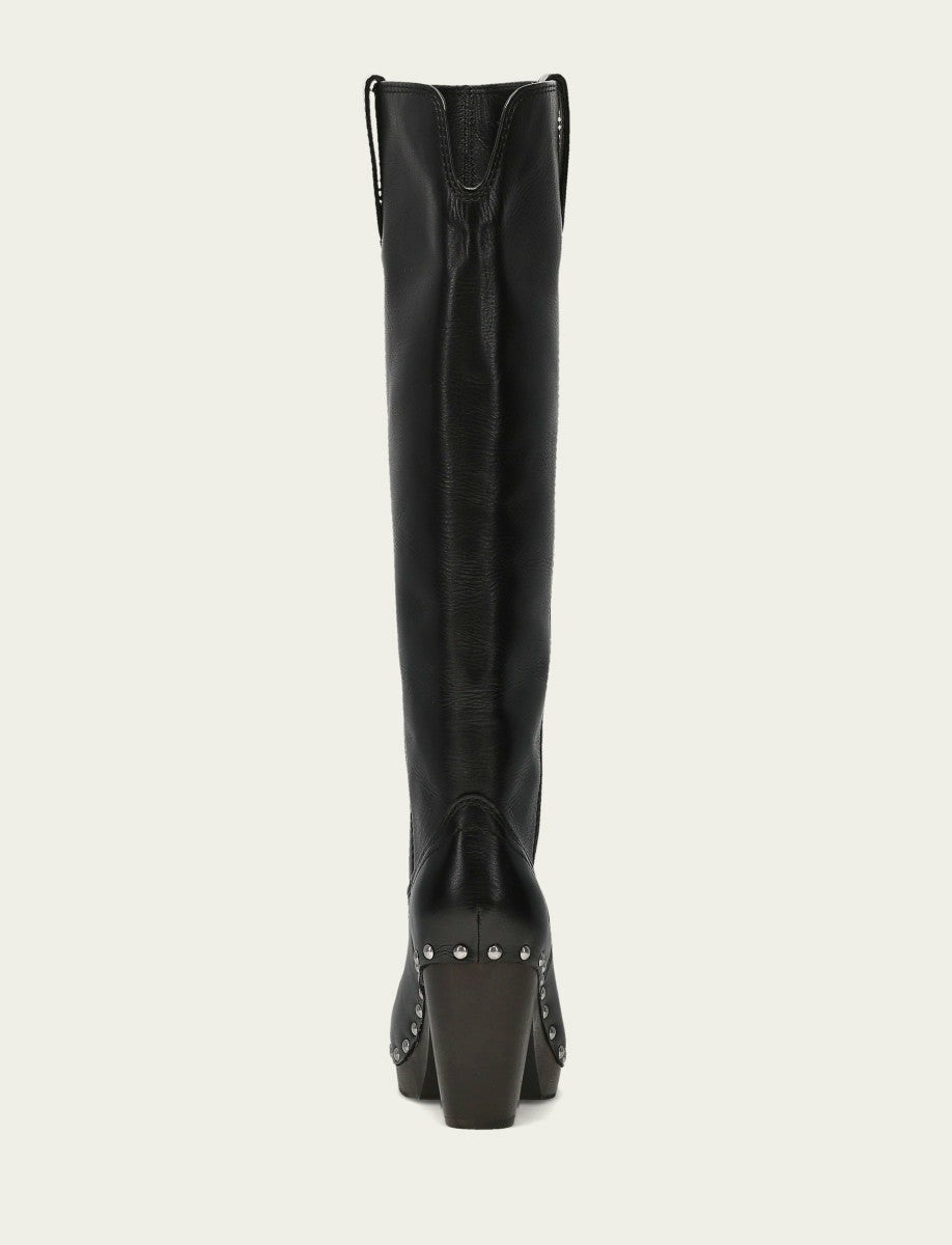 Women's Black Cindy Pull On Tall Boot