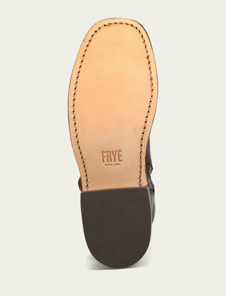 Women's Dark Brown Campus Buckle Boot