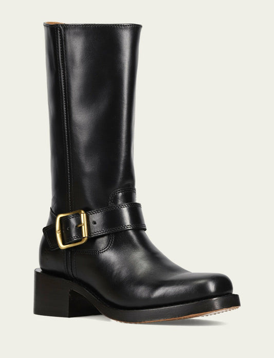 Women's Black Campus Buckle Boot