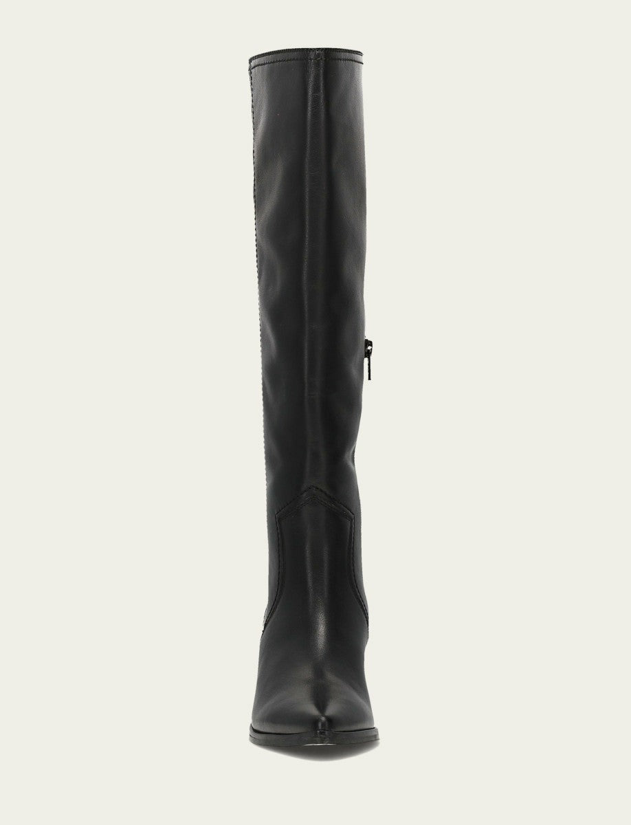 Women's Black Sadie Softy Tall Wide Calf Boot