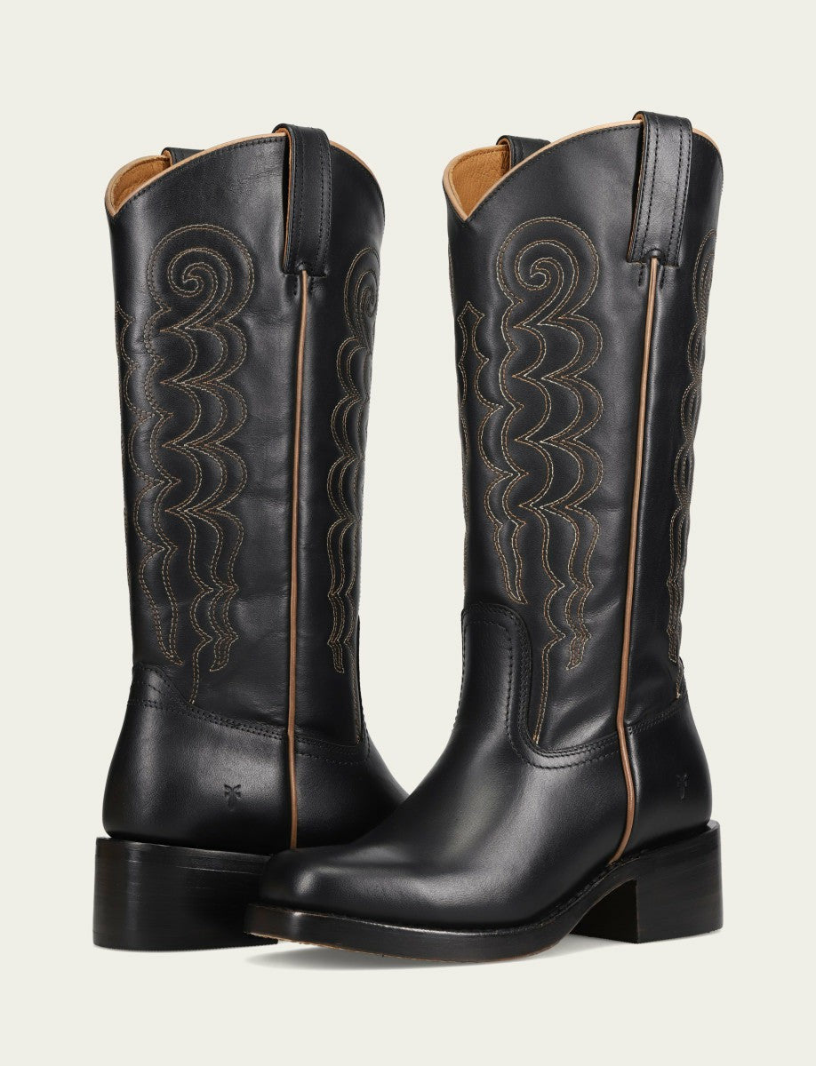 Women's Black Campus Deco Stitch Boot
