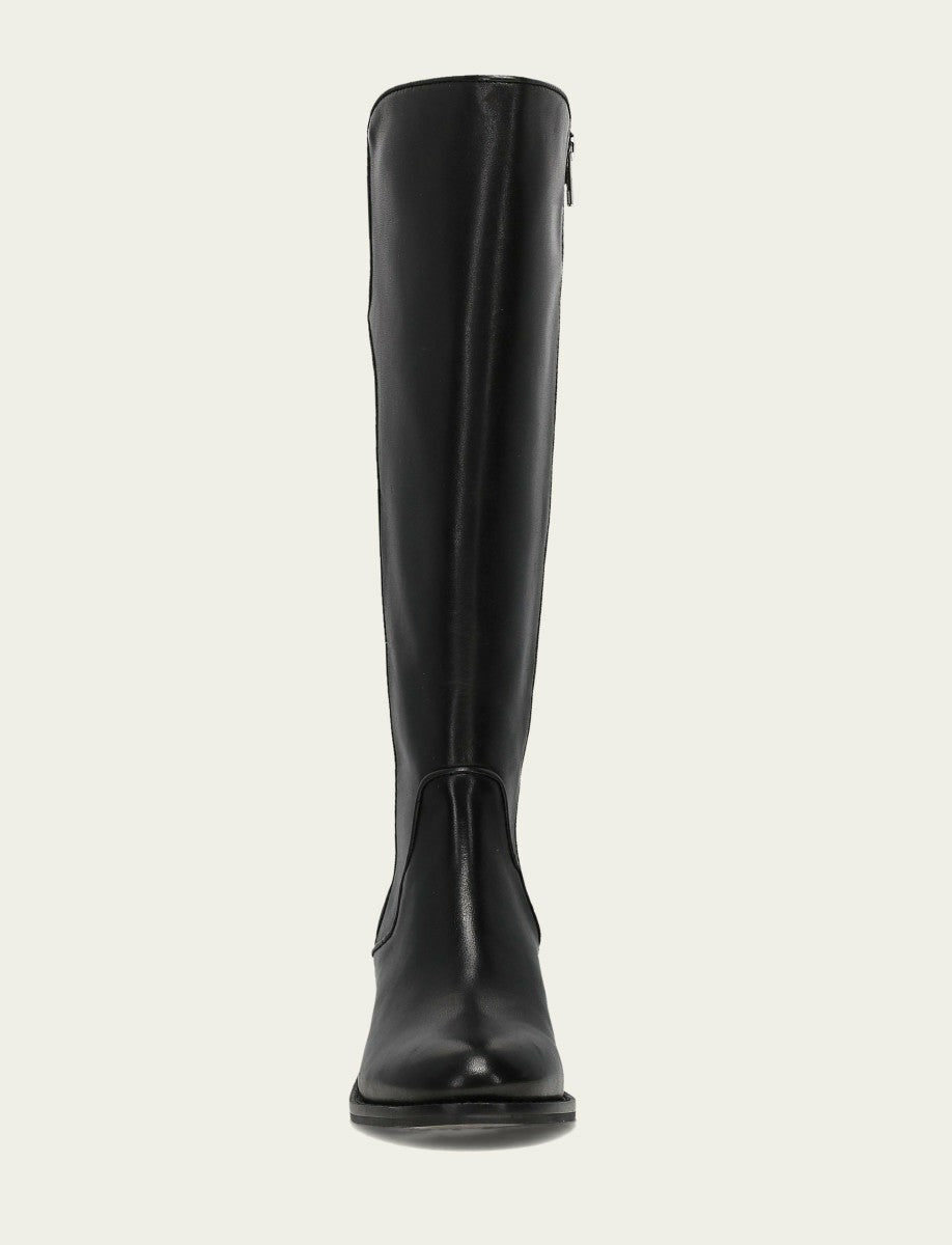 Women's Black Carson 2 Piping Tall Wide Calf Boot
