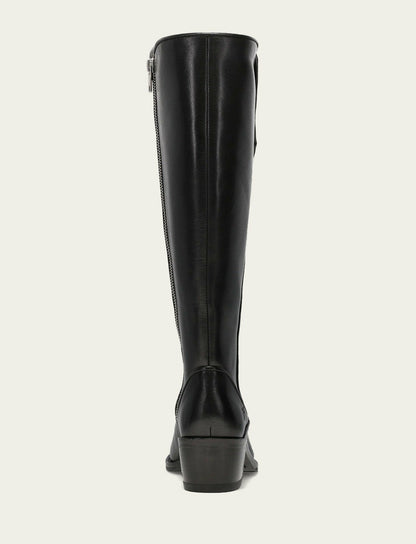 Women's Black Carson 2 Piping Tall Wide Calf Boot