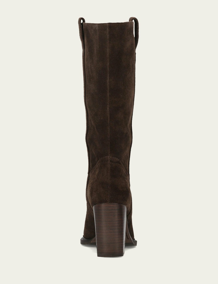 Women's Dark Brown Alex Slouchy Mid Boot