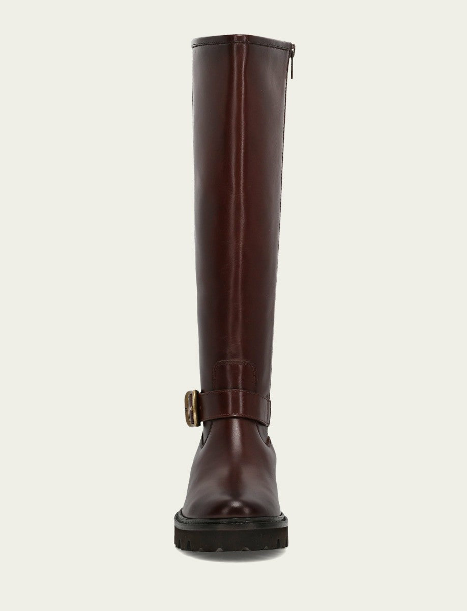 Women's Bourbon Olivia Buckle Tall Boot