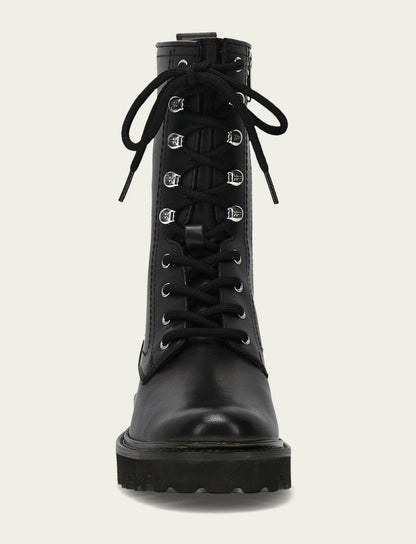 Women's Black Olivia Combat Boots