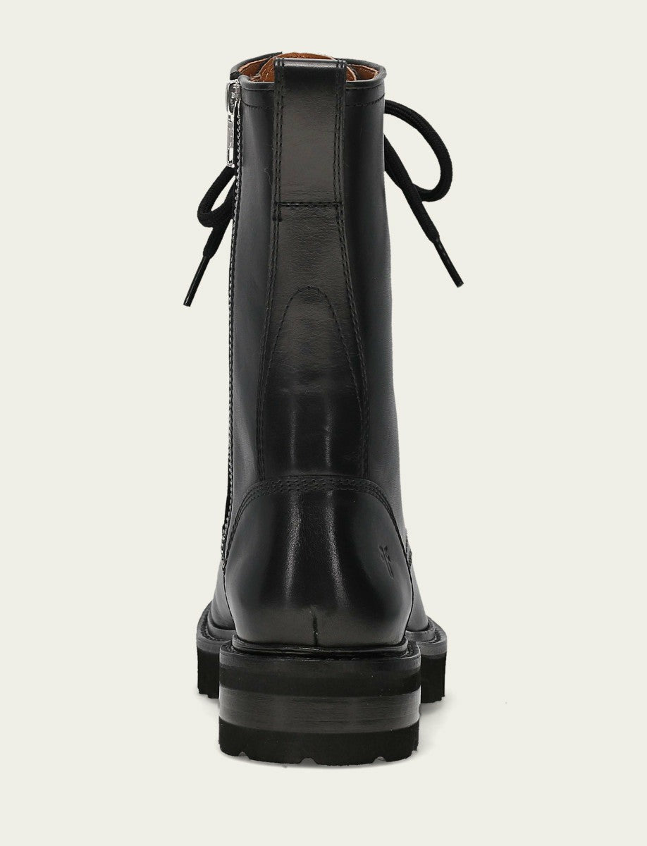 Women's Black Olivia Combat Boots