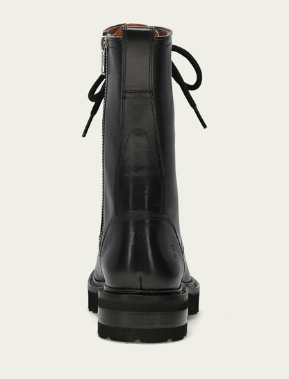 Women's Black Olivia Combat Boots