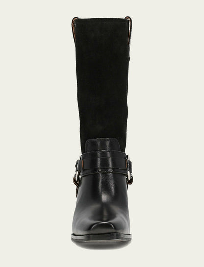 Women's Black Shiloh Harness Belted Boot