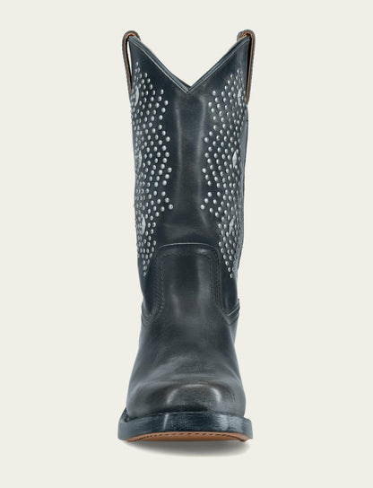 Women's Off Black Campus Deco Stud Boot