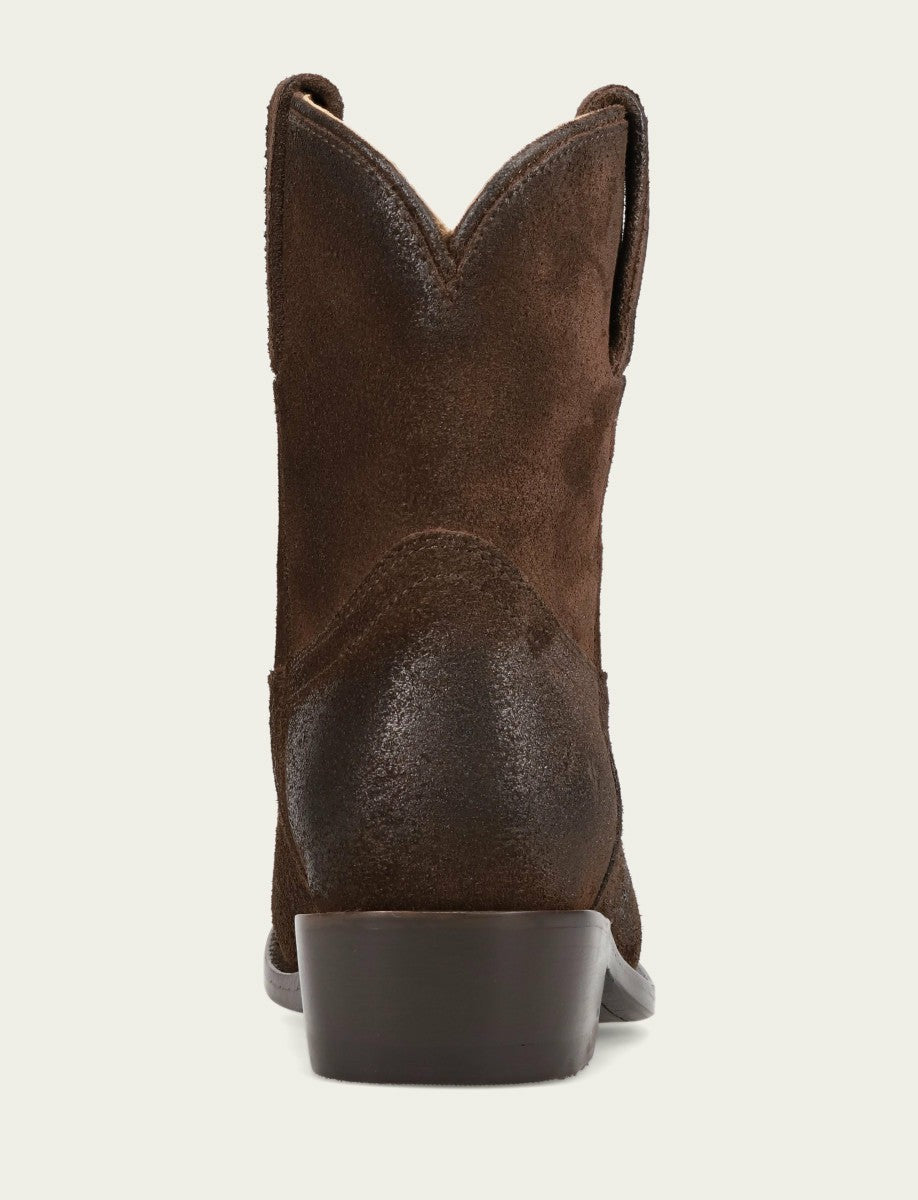 Women's Chocolate Suede Billy Short Bootie
