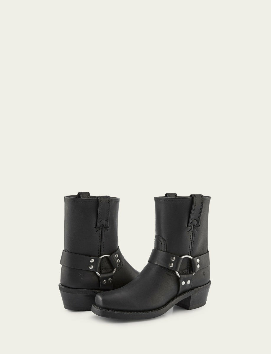 Women's Black Harness 8R Booties