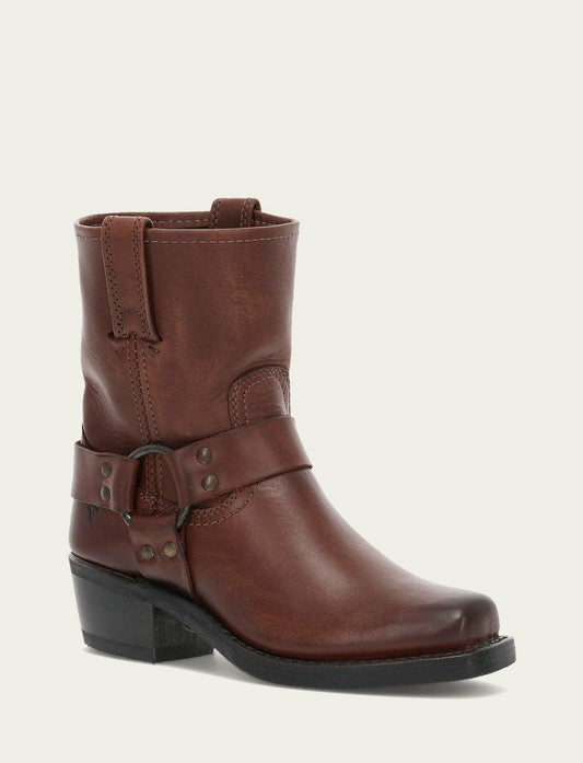 Women's Cognac Harness 8R Booties