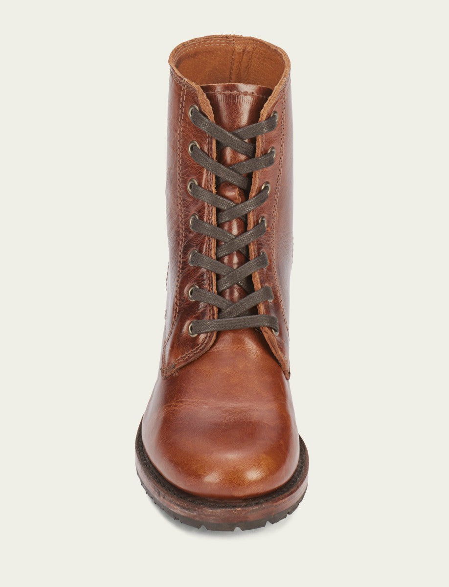 Women's Cognac Sabrina 6G Lace Up Booties