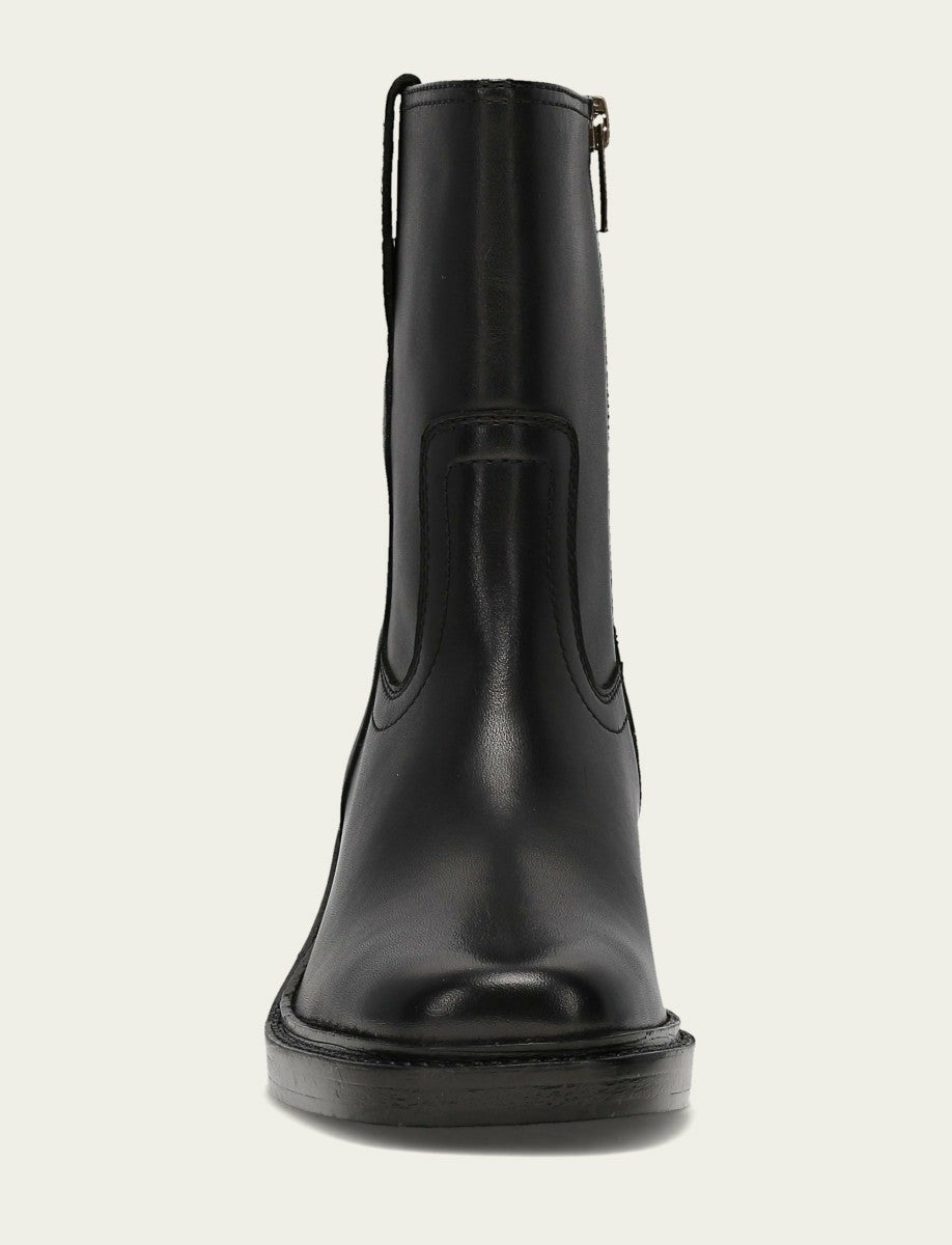 Women's Black Kate Short Inside Zip Boot