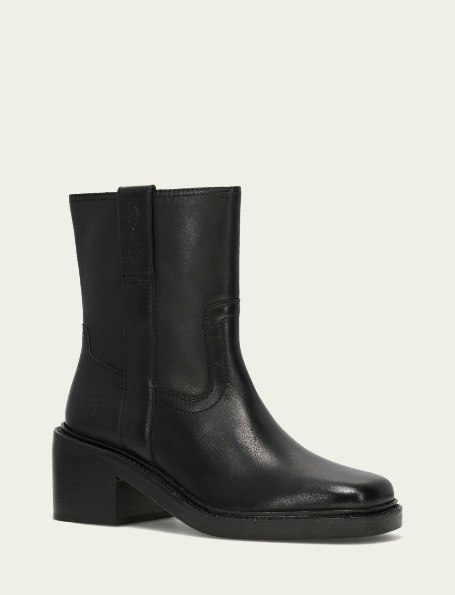 Women's Black Kate Short Inside Zip Boot