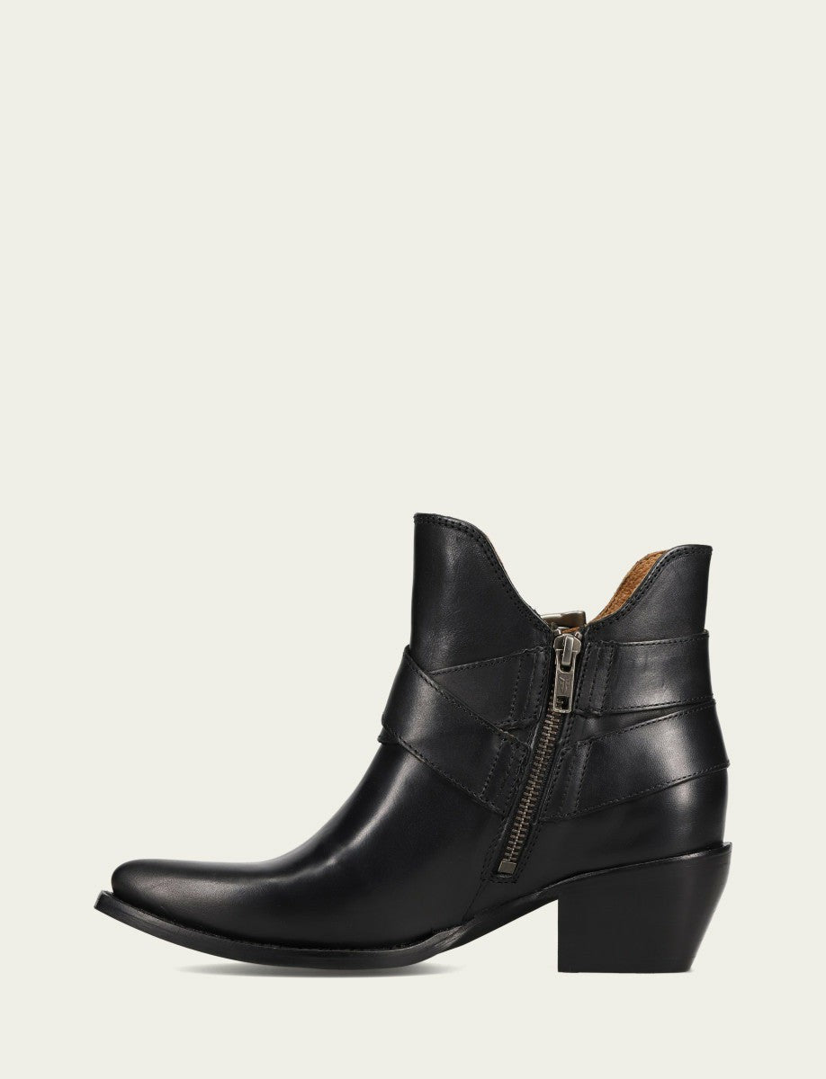 Women’s Black Sacha Multi-Strap Ankle Booties