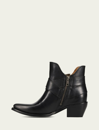 Women’s Black Sacha Multi-Strap Ankle Booties