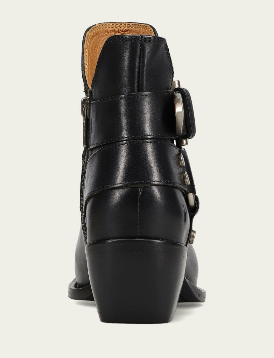 Women’s Black Sacha Multi-Strap Ankle Booties