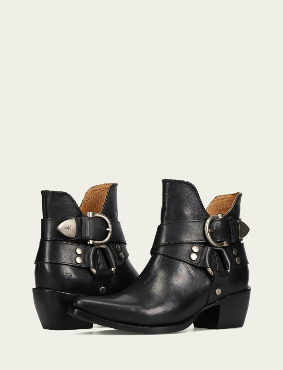 Women’s Black Sacha Multi-Strap Ankle Booties