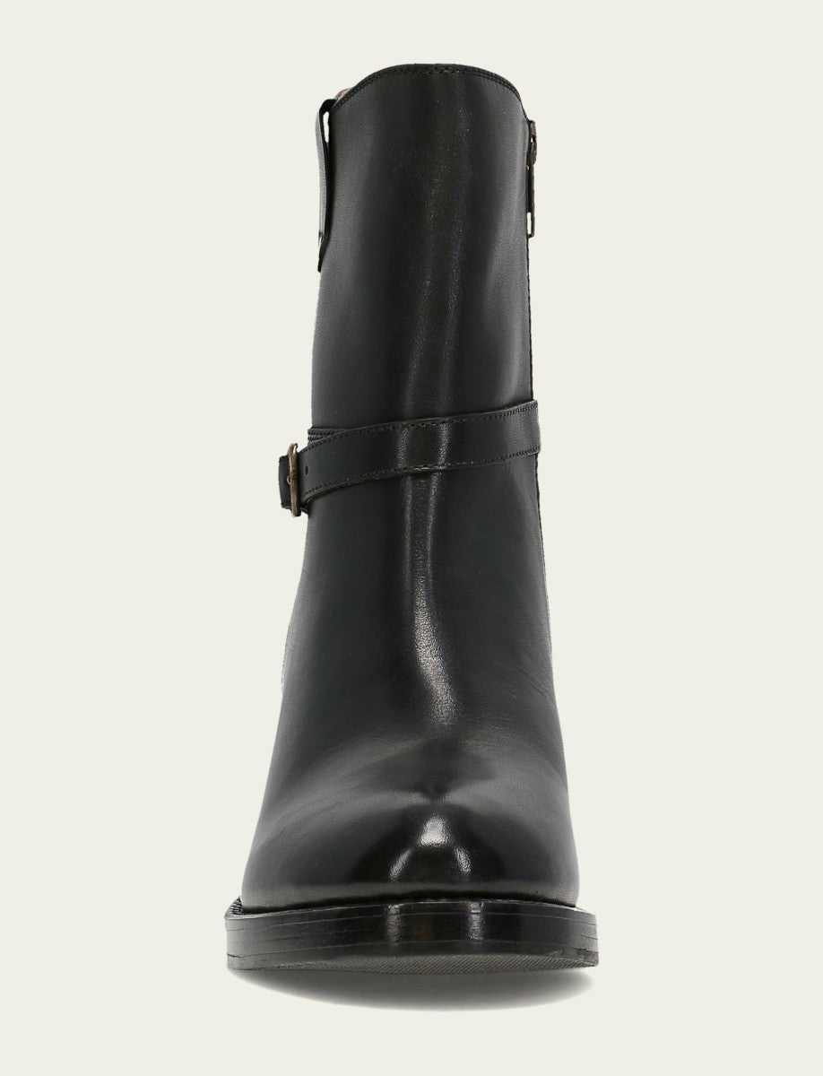 Women's Black Rylee Belted Inside Zip Boot