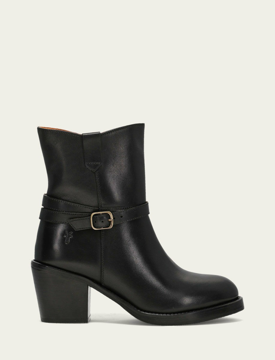 Women's Black Rylee Belted Inside Zip Boot