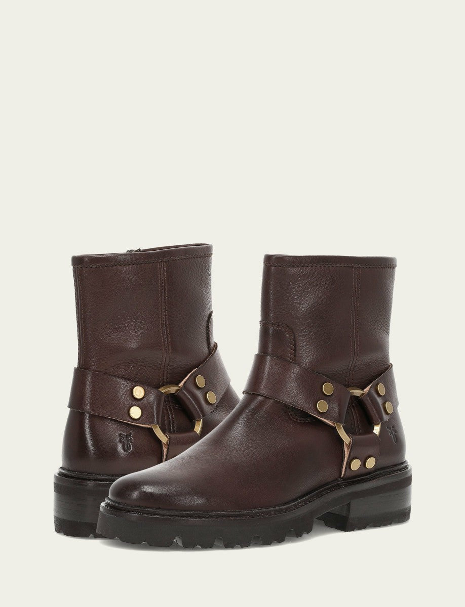 Women's Chocolate Olivia Harness Short Booties