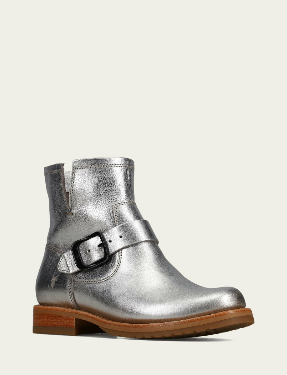 Women's Silver Veronica Flex Booties