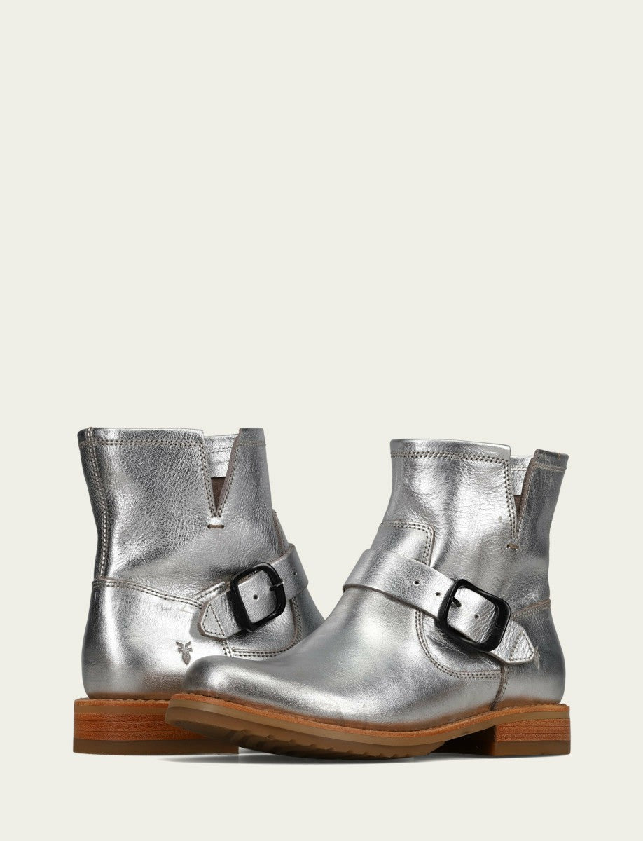 Women's Silver Veronica Flex Booties