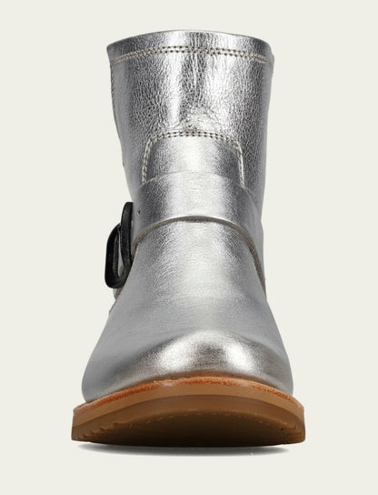 Women's Silver Veronica Flex Booties