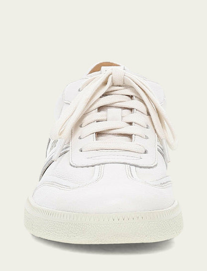 Women's White Milly Low Lace Sneakers