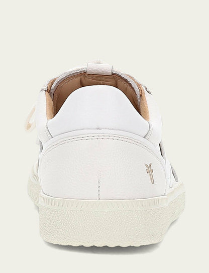 Women's White Milly Low Lace Sneakers